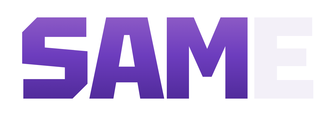 SAME logo for dark backgrounds
